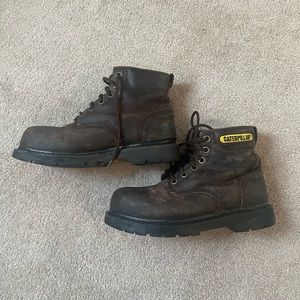 CAT Steel Toe Mens Work Boots